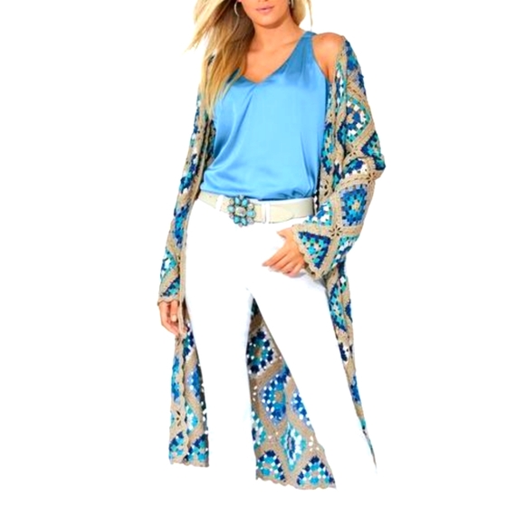 Boston Proper Jackets & Blazers - Crochet Duster